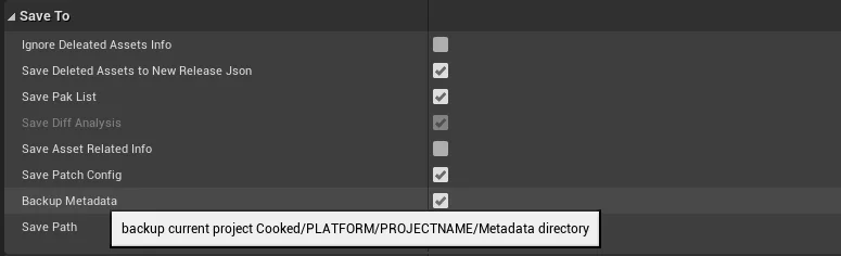 Patch Settings