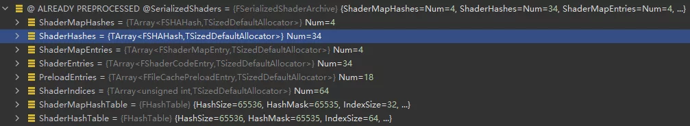 FSerializedShaderArchive