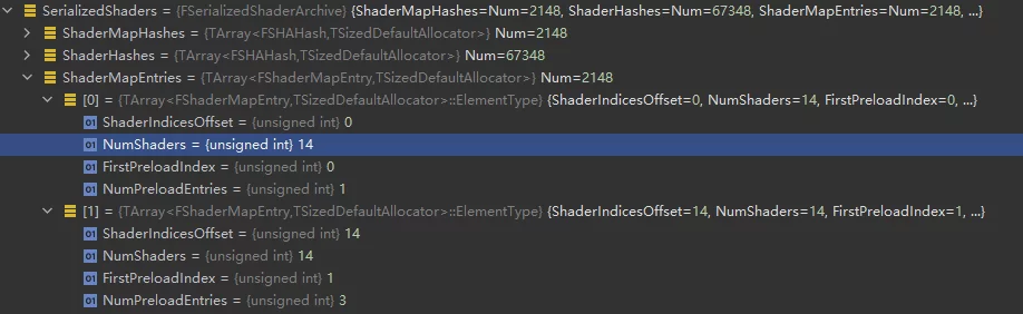 ShaderMapEntries