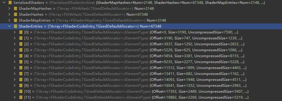 ShaderEntries
